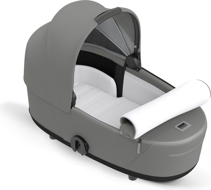 CYBEX Kočárek Mios 3.0 Chrome Brown, seat pack, lux carry cot Soho Grey - obrázek 11