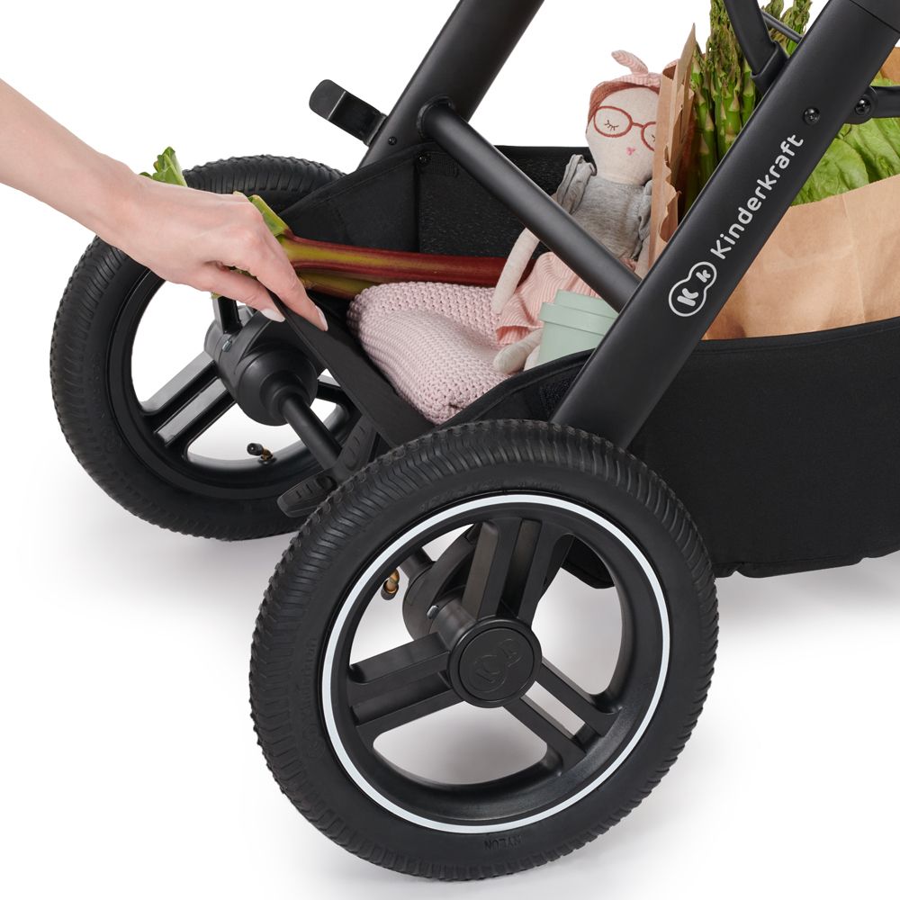KINDERKRAFT Kočárek kombinovaný B-tour Lite 3v1 Light Grey - obrázek 27