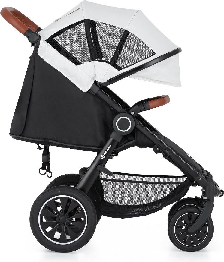 PETITE&MARS Kočárek Street+ Air Black Iron Green Complete + stříška letní na Street+ Summer Silver - obrázek 16
