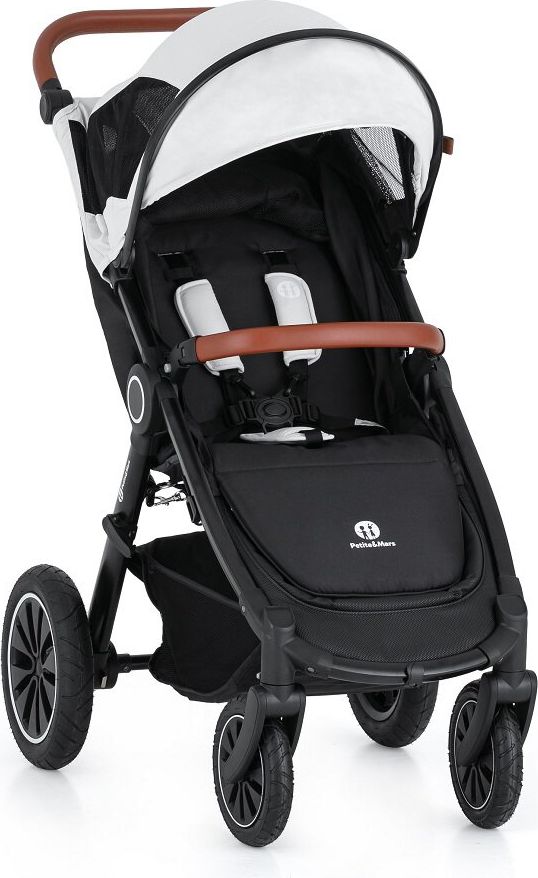 PETITE&MARS Kočárek Street+ Air Oak Mature Olive Complete + stříška letní na Street+ Summer Silver - obrázek 19