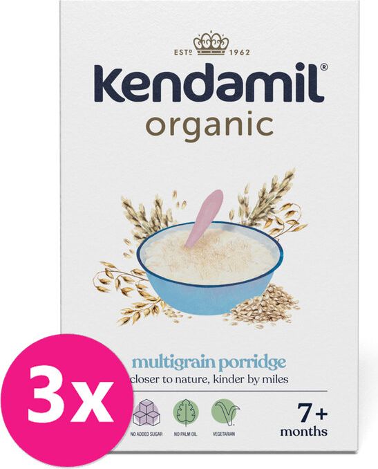 Kendamil Baby Organic vícezrnná 3 x 150 g - obrázek 1