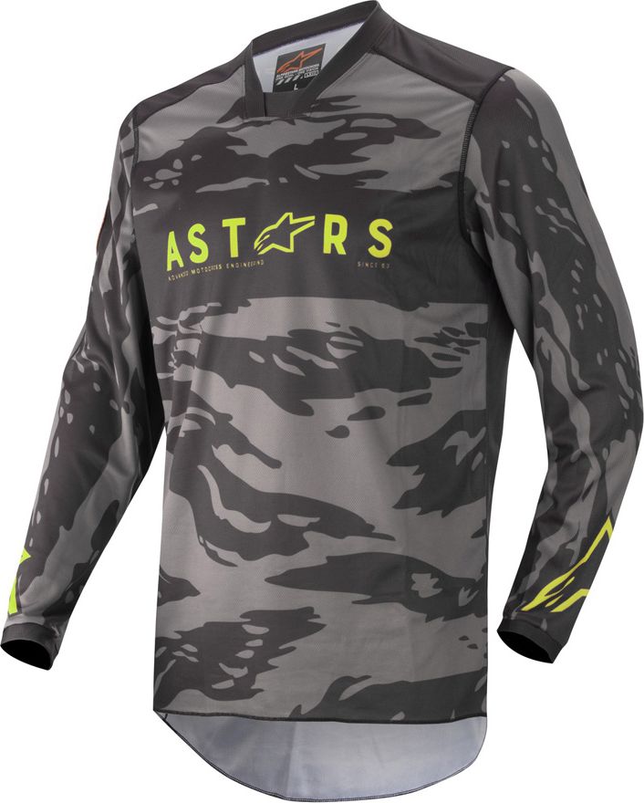Alpinestars Racer Tactical černá/šedá maskáčová/žlutá fluo 2022 L - obrázek 1