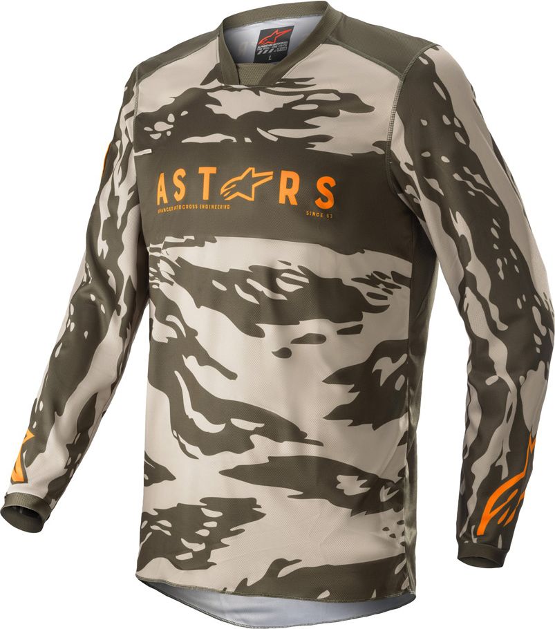 Alpinestars Racer Tactical zelená/pískový maskáč/mandarinka 2022 L - obrázek 1