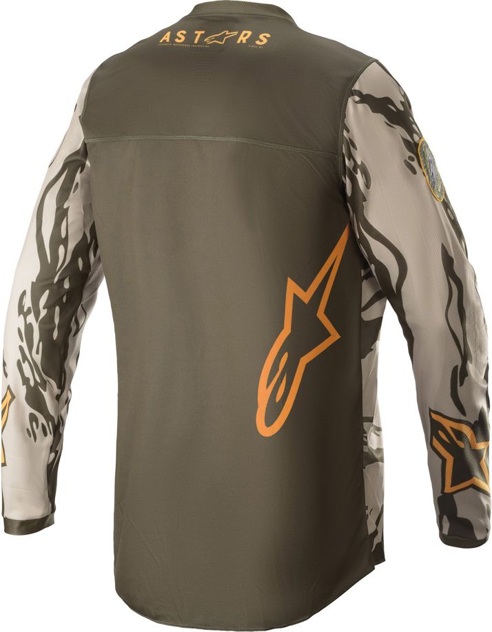 Alpinestars Racer Tactical zelená/pískový maskáč/mandarinka 2022 L - obrázek 2