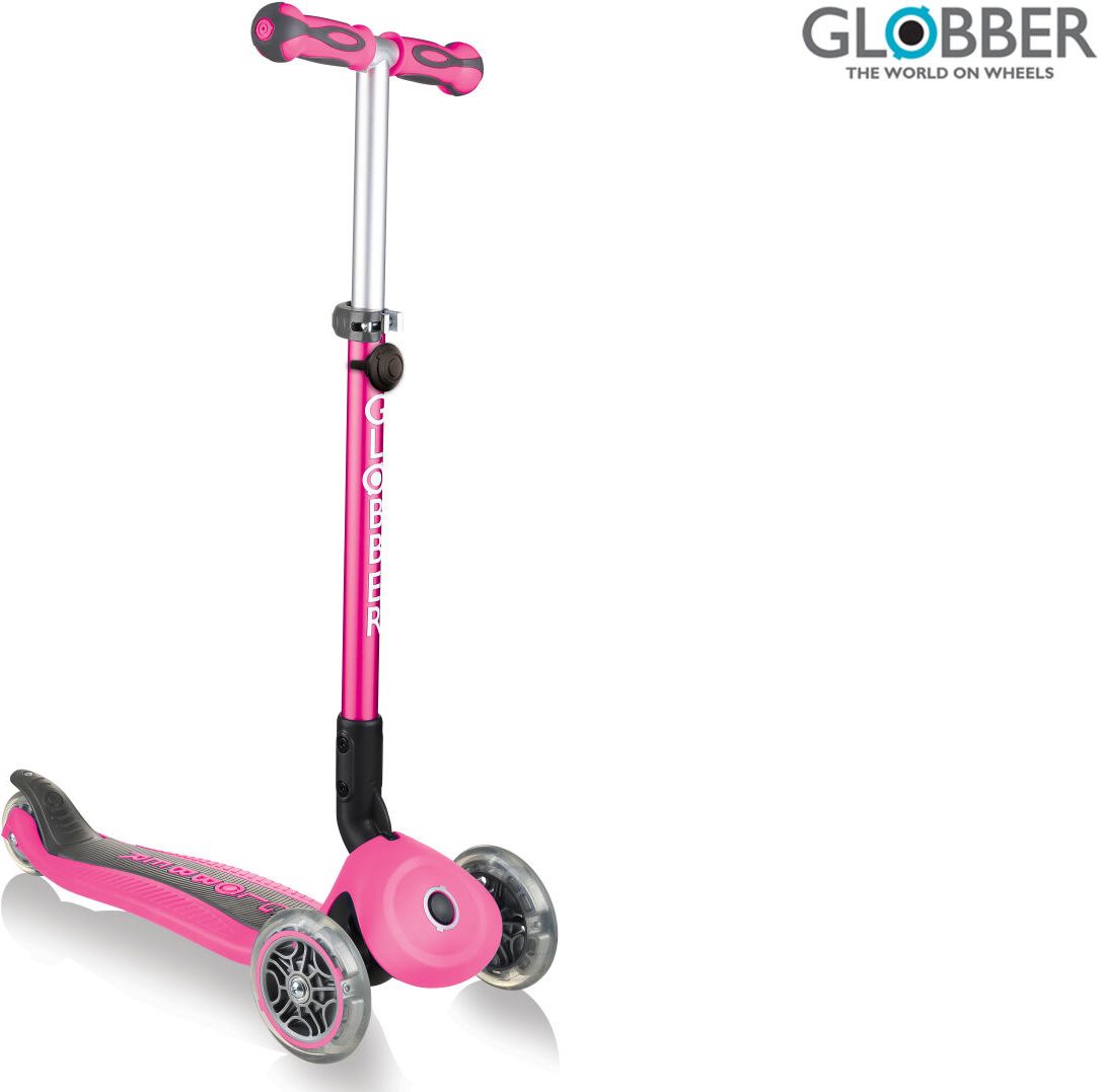Globber Koloběžka Go Up Deluxe Deep Pink - obrázek 1