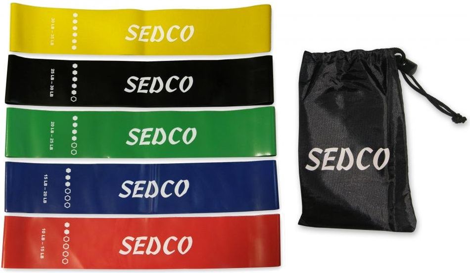 SADA ODPOROVÝCH GUM fitness Sedco SET 5KS ÚROVNÍ - obrázek 1