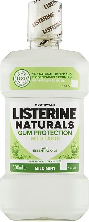 Listerine	 Ústní voda Naturals Gum Protection 500 ml - obrázek 2