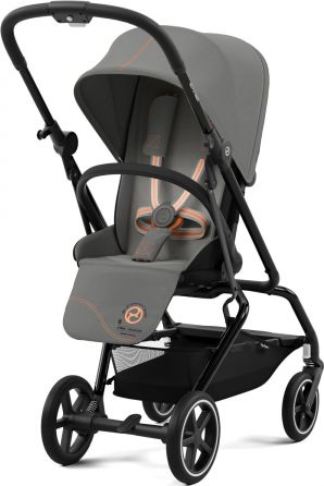 Cybex EEZY S TWIST+ 2 BLACK LEATHER Lava Grey | mid grey 2022 - obrázek 1