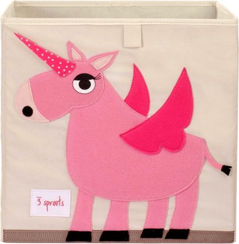 3 SPROUTS Úložný box Unicorn Pink - obrázek 1