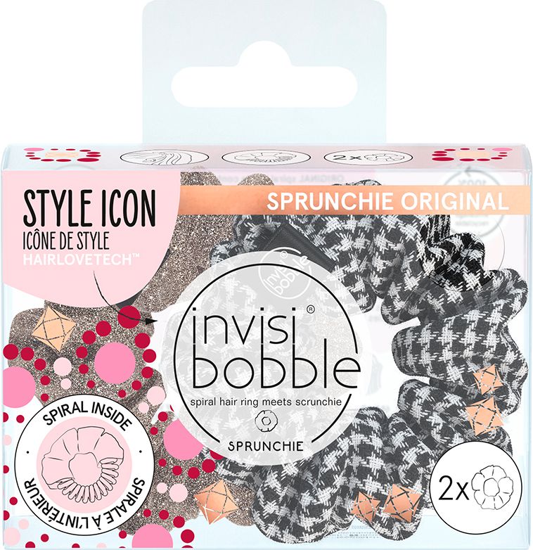 Invisibobble SPRUNCHIE ORIGINAL Duo British Royal gumička do vlasů Ladies who Sprunch 2 ks - obrázek 4