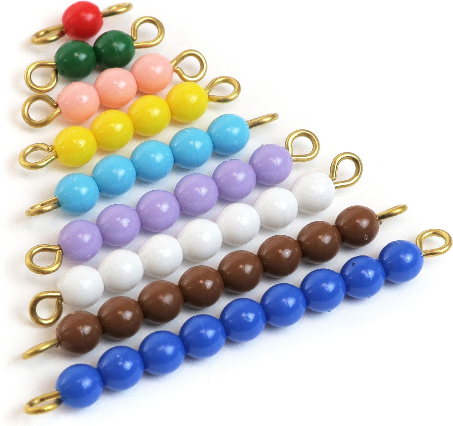 Colored Bead Stair 1-9, 1 Set - obrázek 1