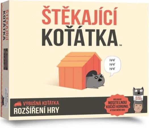 Asmodee Výbušná koťátka - 3. rozšíření Štěkající koťátka - obrázek 1