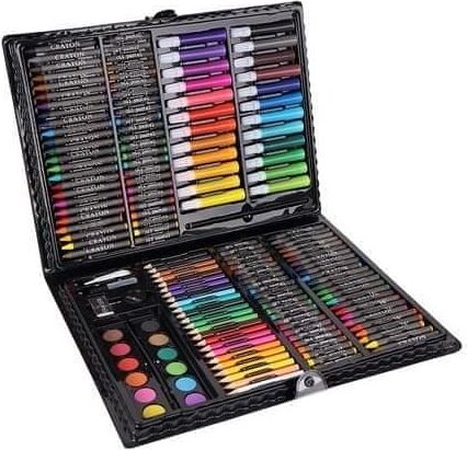 Aga4Kids Kreativní výtvarná sada 168 ks Černá