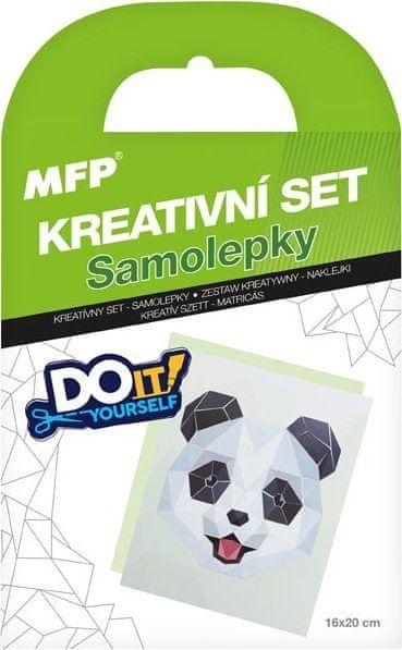 MFP s.r.o. kreativní set - samolepky panda 1042137 - obrázek 1