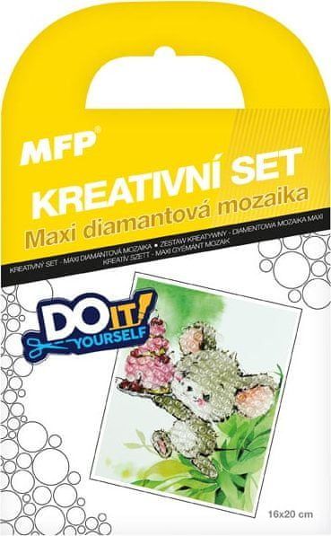MFP s.r.o. kreativní set - maxi diamantová mozaika myška 1042139 - obrázek 1