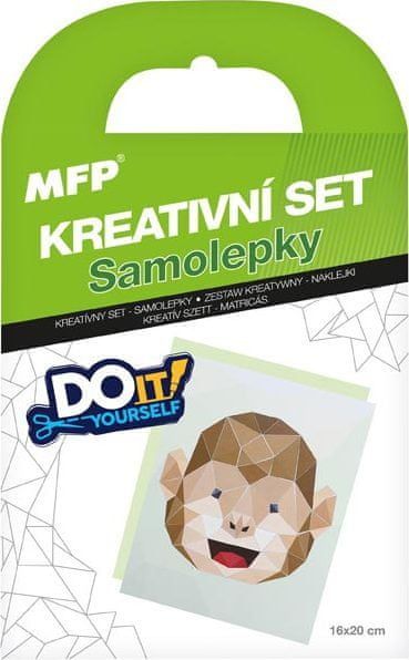MFP s.r.o. kreativní set - samolepky opice 1042136