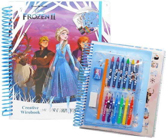 ToyCompany Kreativní zábavní sešit Frozen 2 22x26 cm - obrázek 1