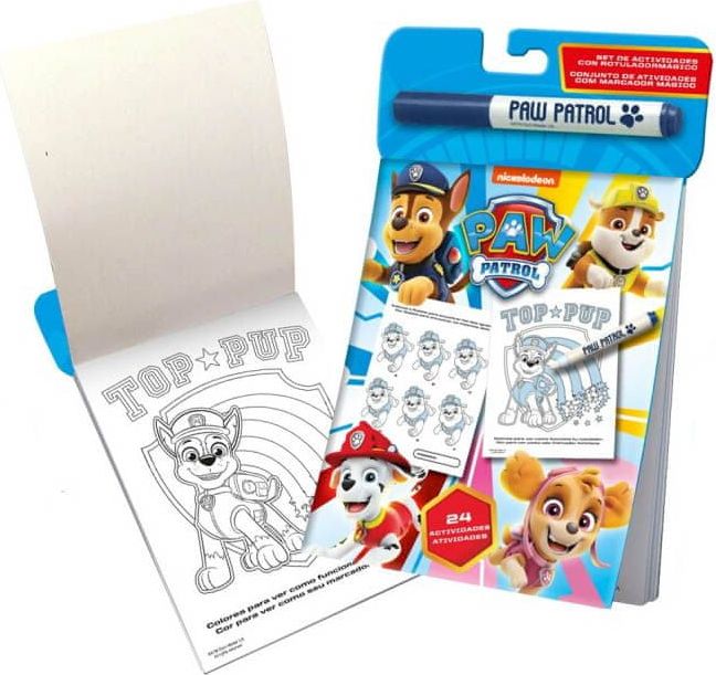EUROSWAN Kreslící zábavní sada Paw Patrol s magickým fixem