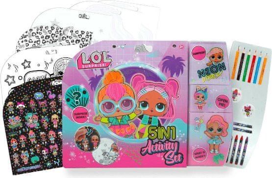 ToyCompany Kreativní a zábavní sada L.O.L. Surprise 5v1 - kosmetické poškození obalu