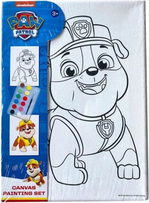 Sambro Obrázek Paw Patrol k vymalování 18x25cm DESIGN: RUBBLE - obrázek 1