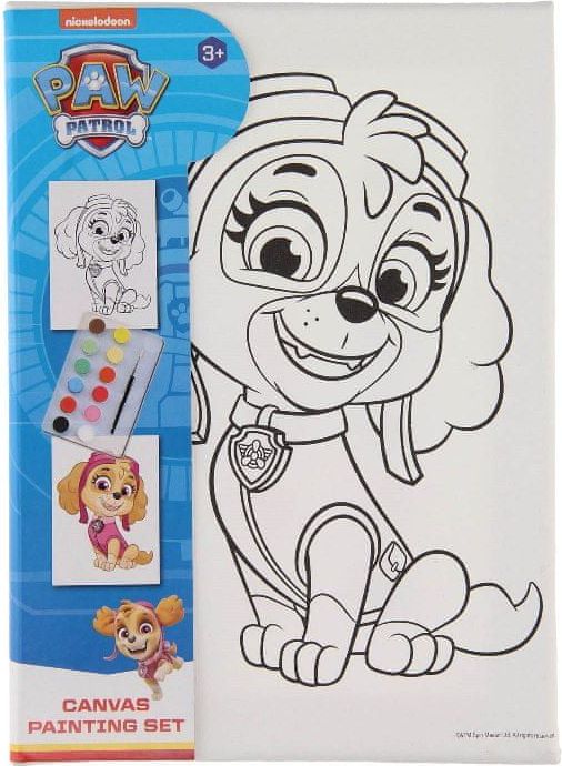 Sambro Obrázek Paw Patrol k vymalování 18x25cm DESIGN: SKYE