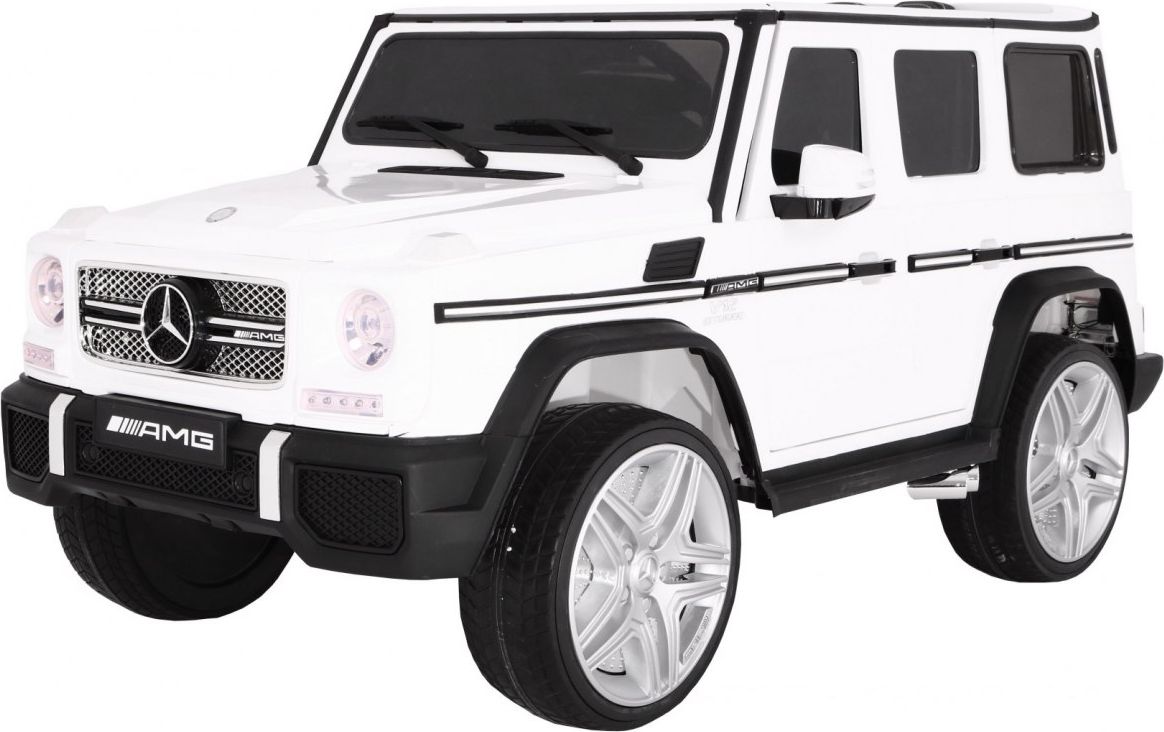 Dětské elektrické autíčko Mercedes G65, LAK - bílé - obrázek 2