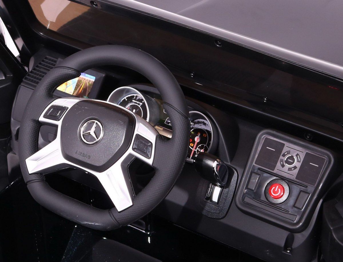 Dětské elektrické autíčko Mercedes G65, LAK - bílé - obrázek 15