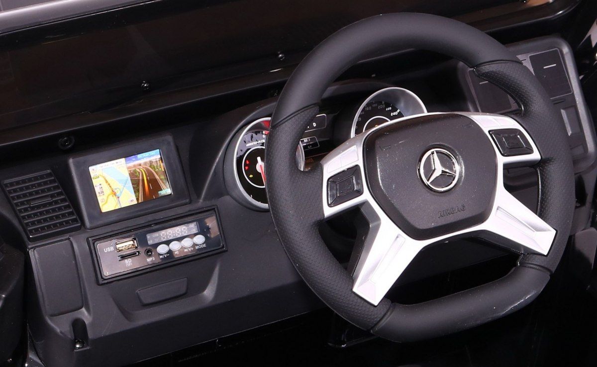 Dětské elektrické autíčko Mercedes G65, LAK - bílé - obrázek 18