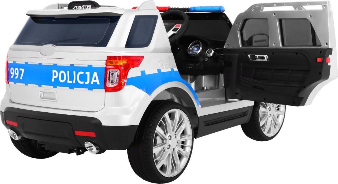 Dětské elektrické autíčko Polská policie, 2.4GHz - obrázek 5