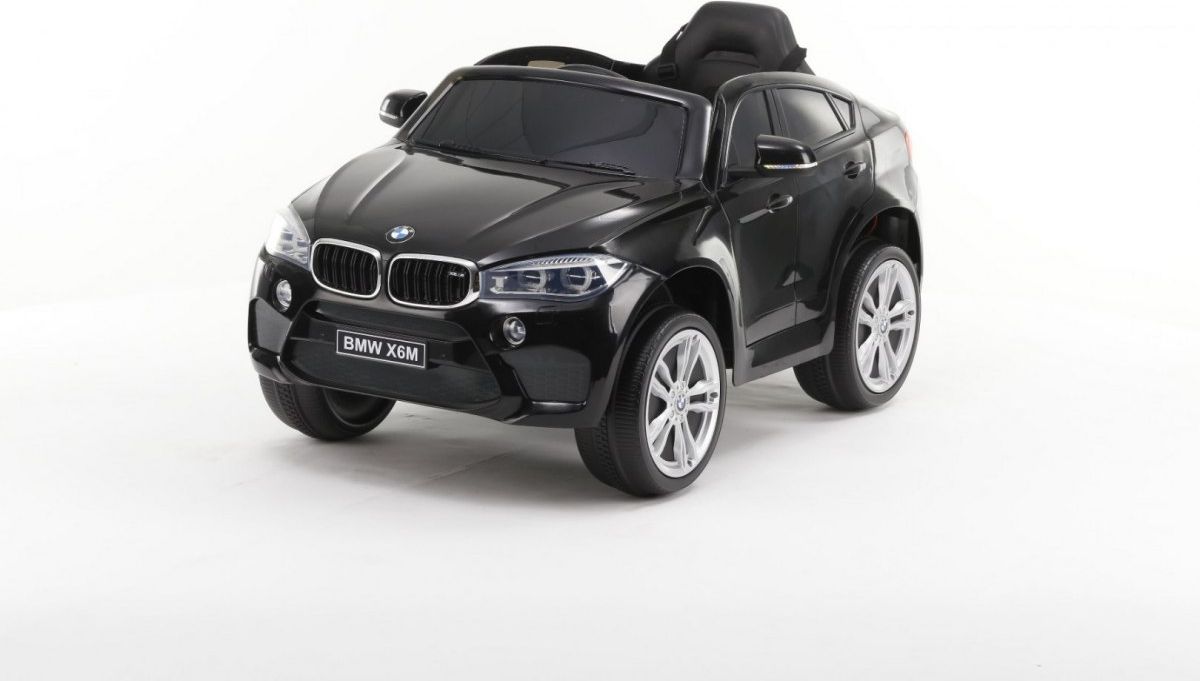 Elektrické autíčko BMW X6M - lakované černé - obrázek 1