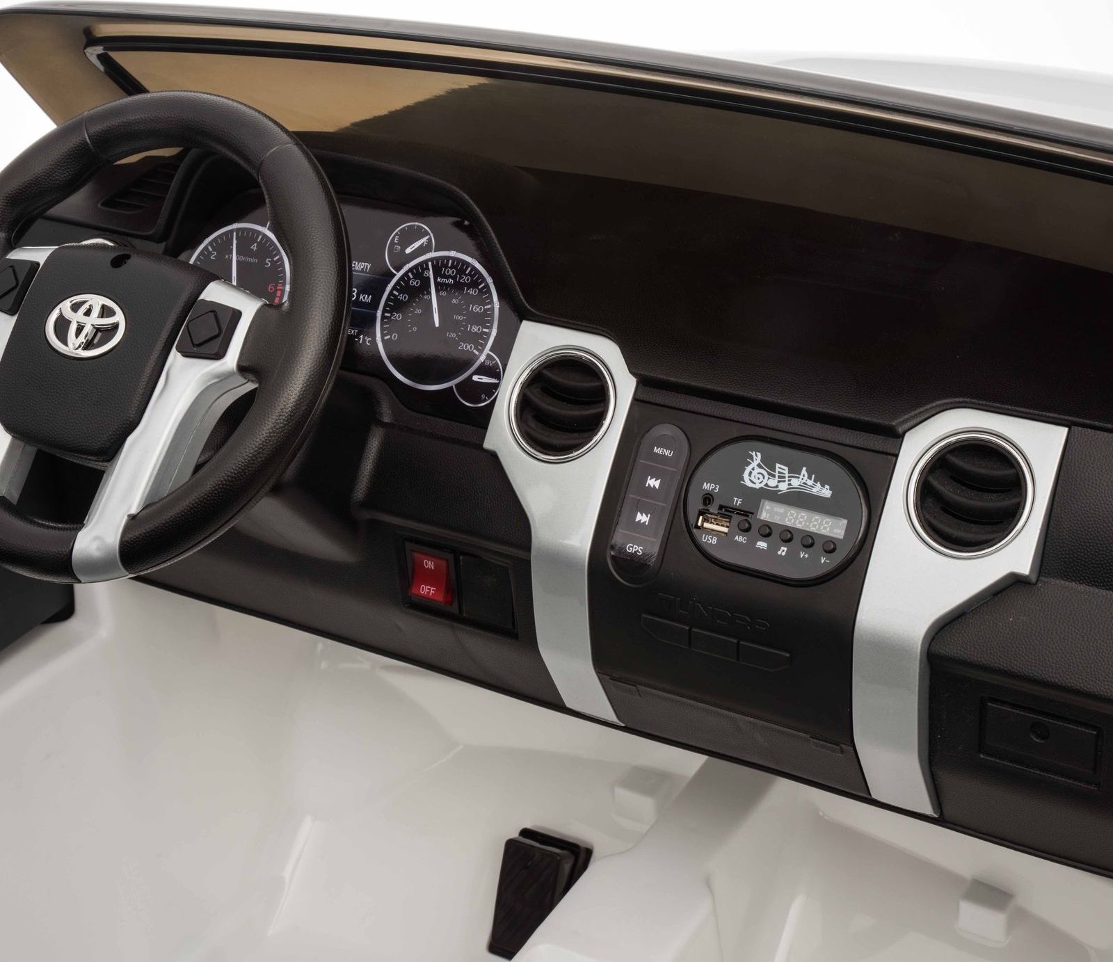 Elektrické autíčko Dvoumístná Toyota Tundra 24V XXL, 2.4GHz, EVA kola - černá - obrázek 19