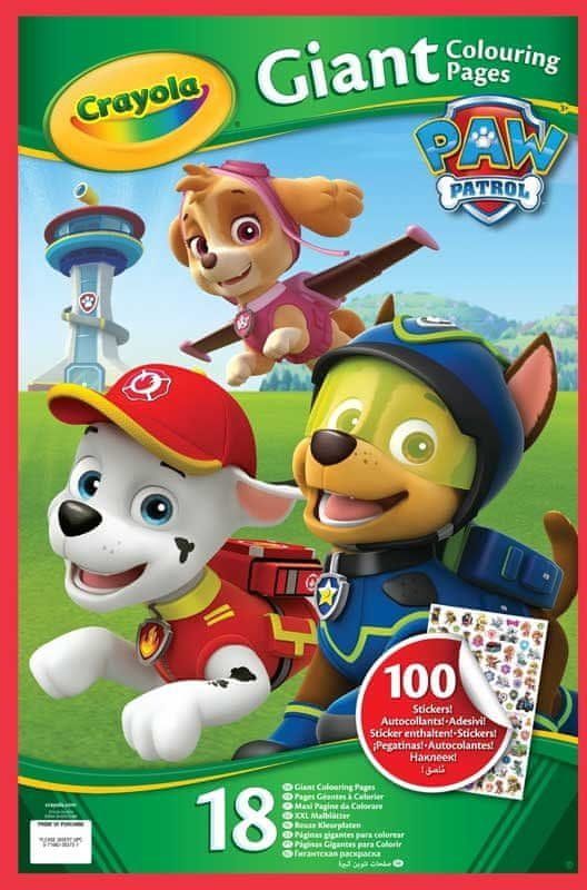 Crayola Mega omalovánky Tlapková patrola - obrázek 1