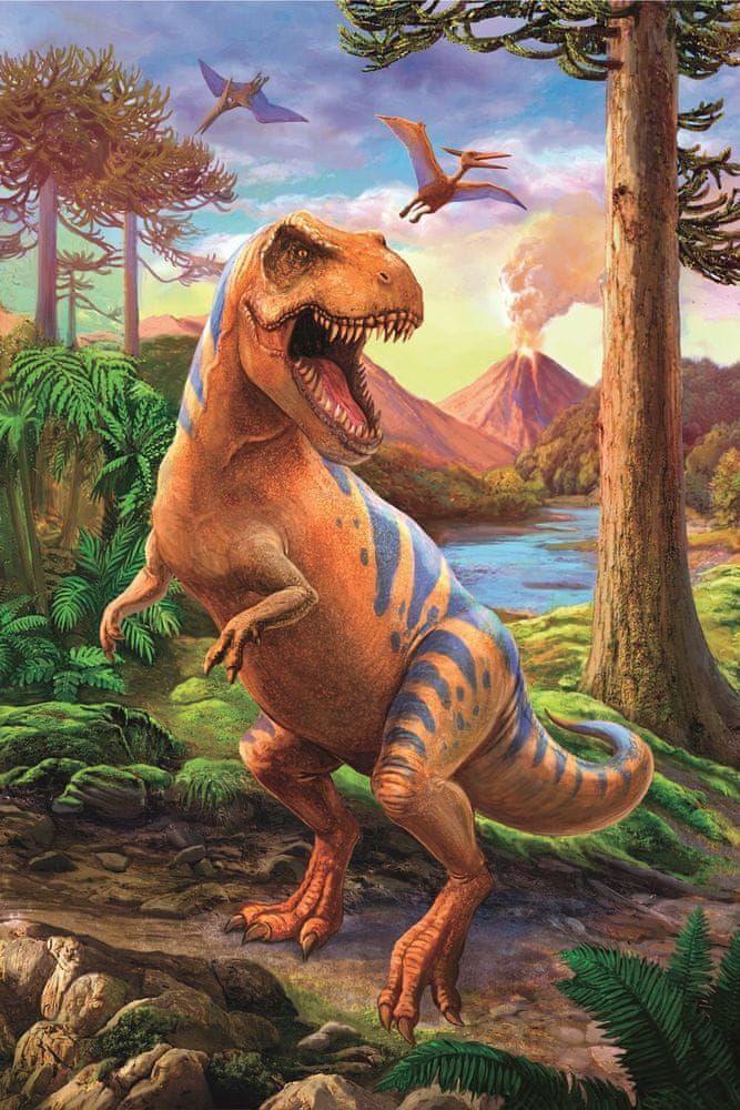 Trefl Puzzle Úžasní dinosauři: Tyrannosaurus 54 dílků - obrázek 1