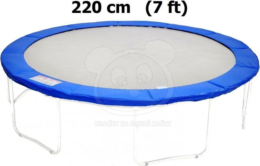 Kryt pružin na trampolínu 220 cm (7 ft) - modrý - obrázek 3