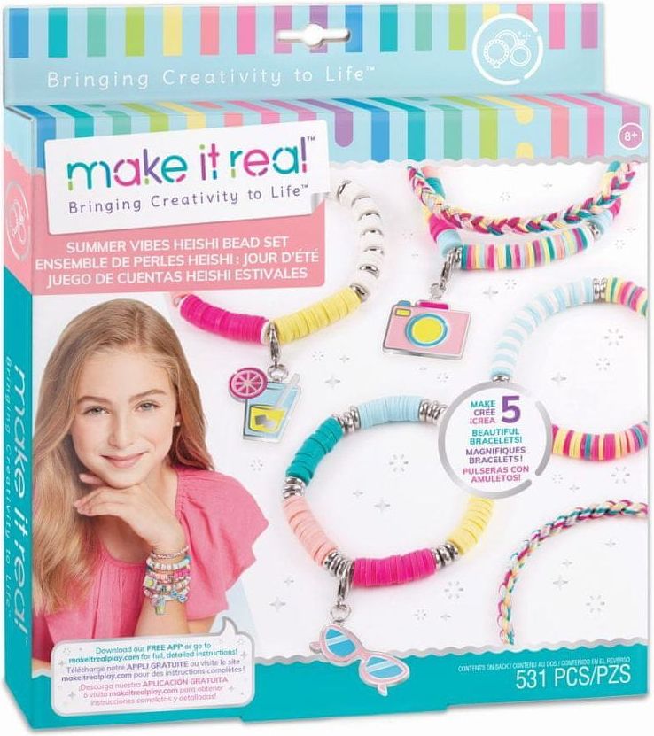 Make It Real Sada pro výrobu náramků, léto - obrázek 1