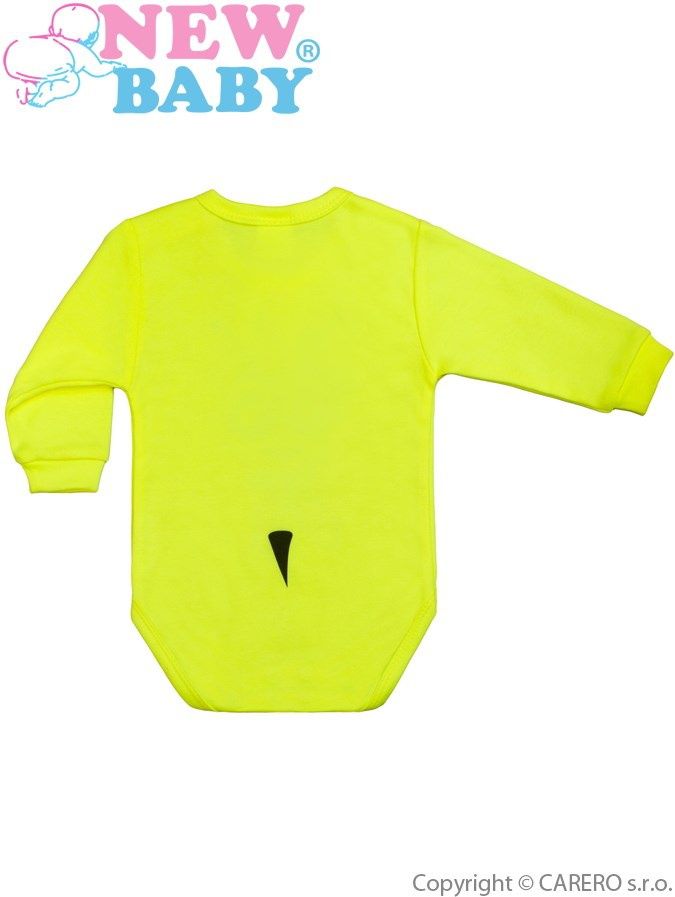 Kojenecké body s dlouhým rukávem New Baby Zvířátko Včelka neonové - 74 (6-9m) - obrázek 4
