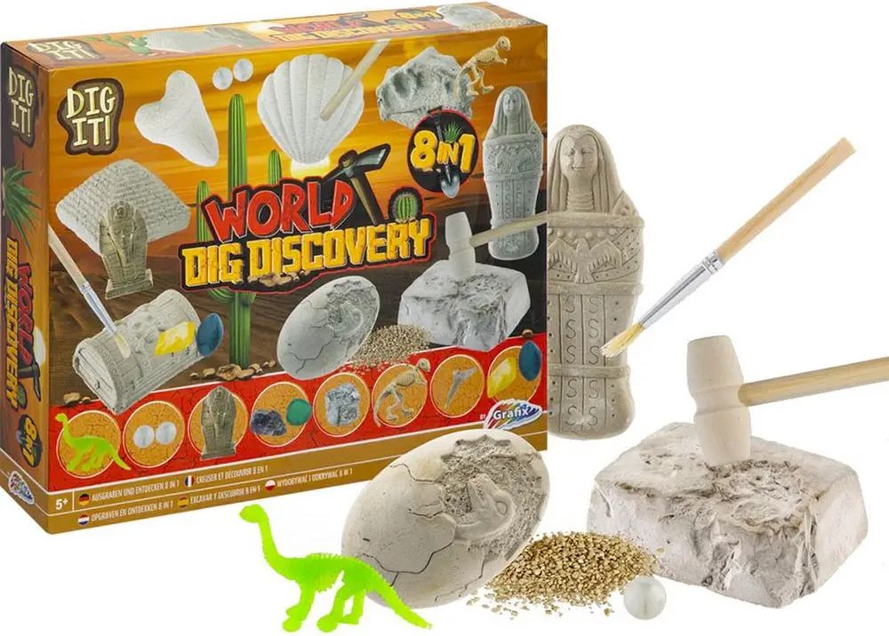 Grafix Archeologická sada vykopávky 8v1