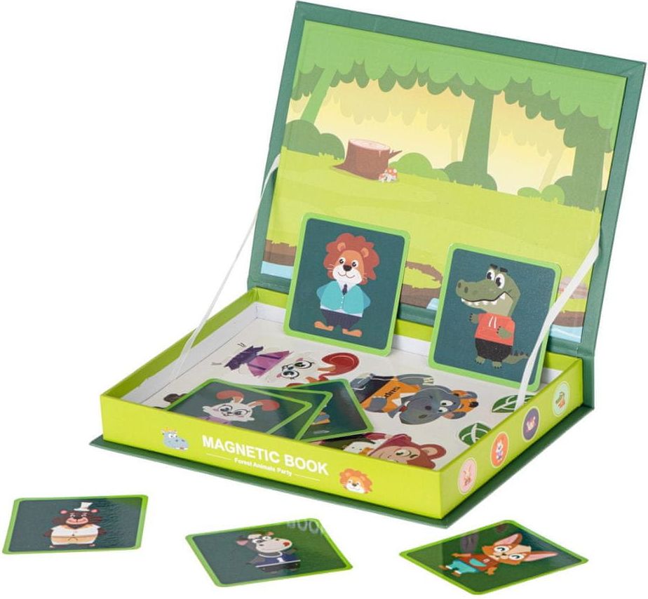 KIK Magnetická kniha Les 33 dílů