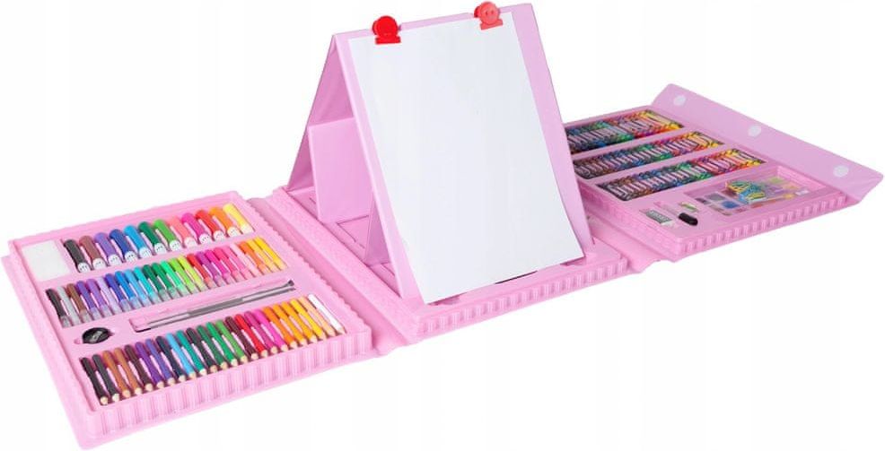 Pronett Pronett XJ3969 Výtvarná sada Mega Art Set 208 ks růžová