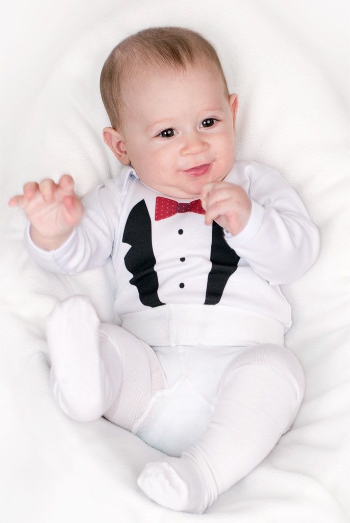 Body s potiskem New Baby smoking&nbsp;-&nbsp;62 (3-6m) - obrázek 2