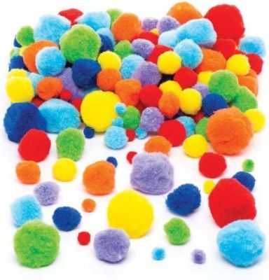 Baker Ross Duhové bambulky cenově výhodné balení (AW366)