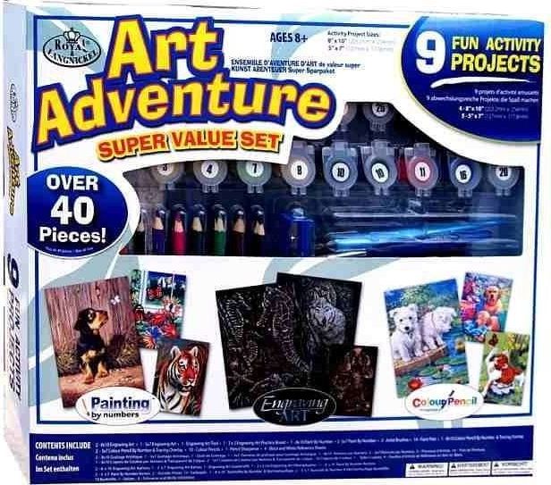 Royal & Langnickel Art Adventure: Velká sada tvoření bílá 40 dílů - obrázek 1