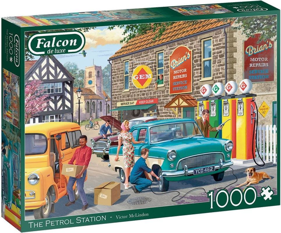 Falcon Puzzle Benzínová pumpa 1000 dílků - obrázek 1