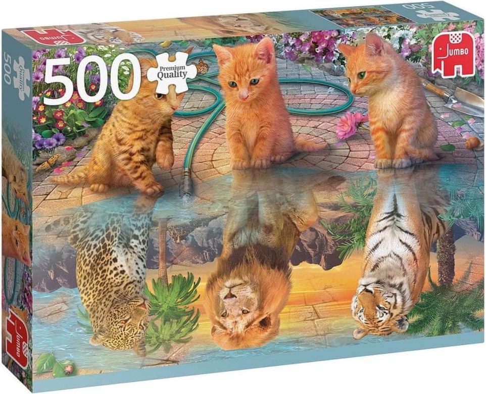 Jumbo Puzzle Kočičí sny 500 dílků - obrázek 1