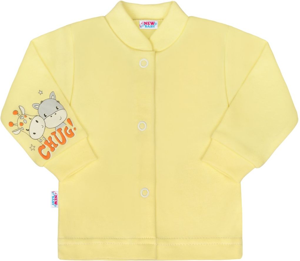 Kojenecký kabátek New Baby chug žlutý&nbsp;-&nbsp;62 (3-6m) - obrázek 1