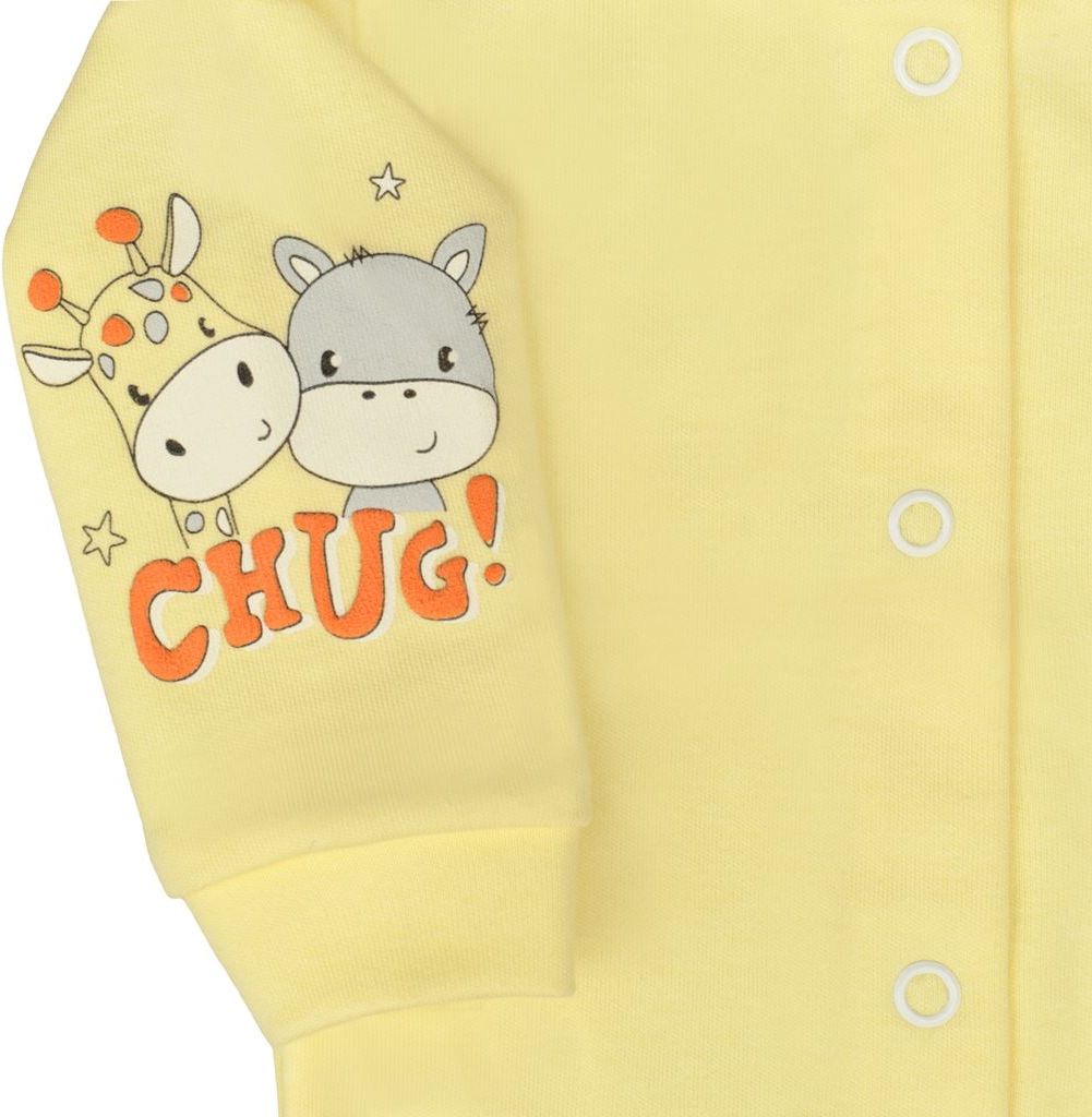 Kojenecký kabátek New Baby chug žlutý&nbsp;-&nbsp;68 (4-6m) - obrázek 2