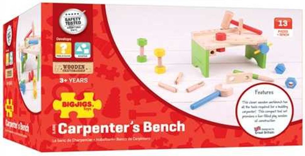 Bigjigs Toys Ponk s nářadím a zatloukačka - obrázek 2