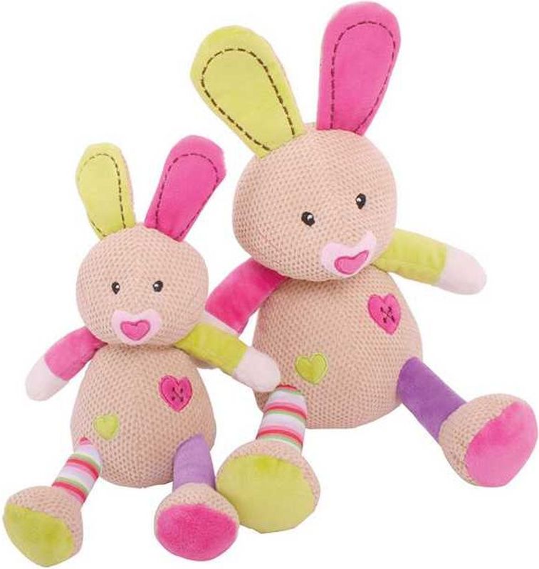 Bigjigs Toys Bigjigs Baby Textilní postavička - Velký králíček Bella - obrázek 2