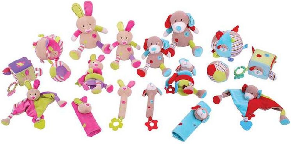 Bigjigs Toys Bigjigs Baby Textilní postavička spirála pejsek Bruno - obrázek 2