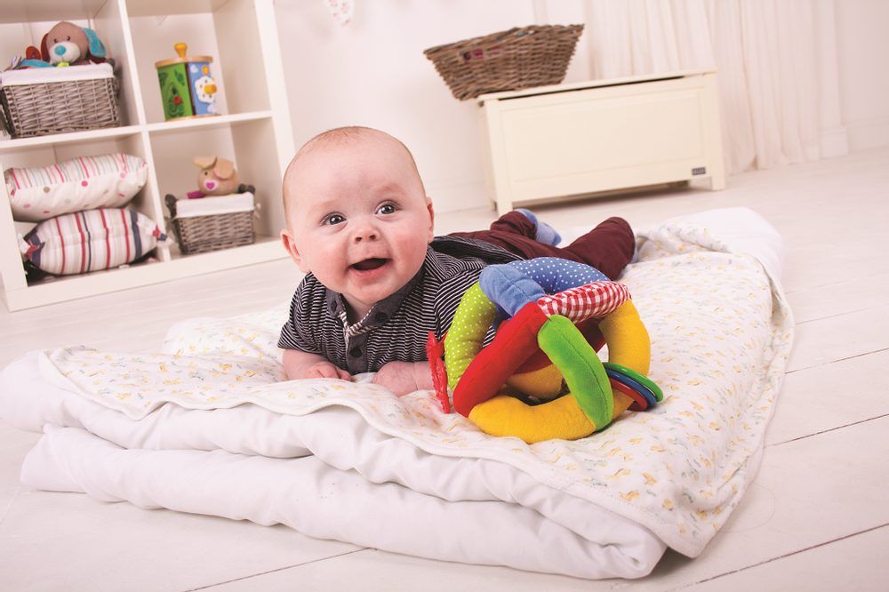 Bigjigs Toys Bigjigs Baby Textilní aktivní balónek - obrázek 3